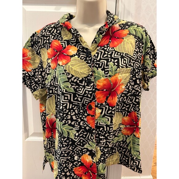 White Stag Tops - White Stag Tropical Shirt - L